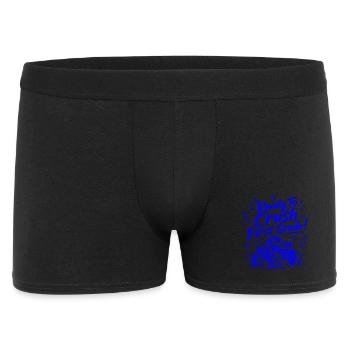 Ready To Crush First Class – lustiger Monstertruck - Männer Boxer Shorts - Schwarz - Vorne