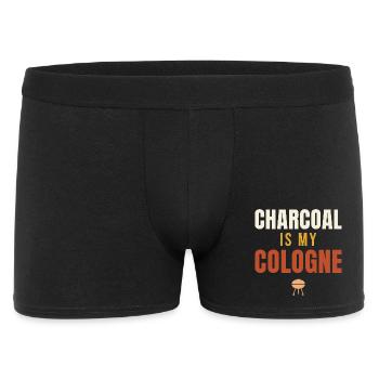 Charcoal Is My Cologne BBQ - Men's Boxer Shorts - black - Front
