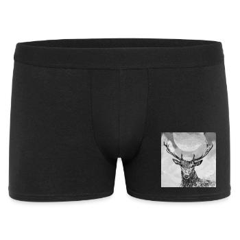 Deer - Men's Boxer Shorts - black - Front