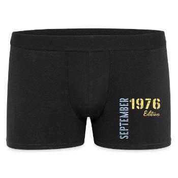 Septembre 1976, 50e anniversaire - Boxer Homme - noir - Devant