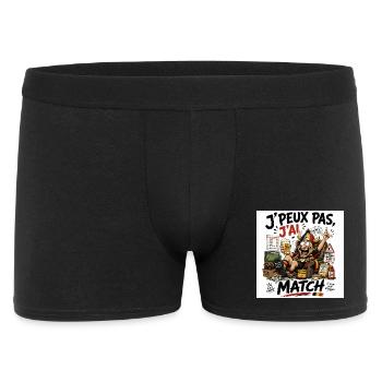 J'peux pas j'ai match - Boxer Homme - noir - Devant