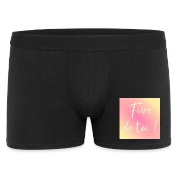 Fière de toi - Boxer Homme - noir - Devant