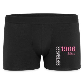 60th birthday, September 1966 - Men's Boxer Shorts - black - Front