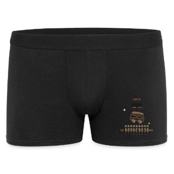 PAPA. FÊTE DES PÈRES. BONNE FÊTE PAPA. BONNE FÊTE - Boxer Homme - noir - Devant