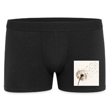 Löwenzahnwind - Neurodiversität - Männer Boxer Shorts - Schwarz - Vorne