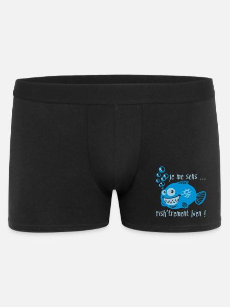 like a fish in water - Men's Boxer Shorts - black