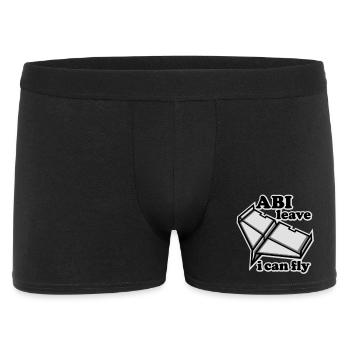 high school graduation airplane school graduation - Men's Boxer Shorts - black - Front