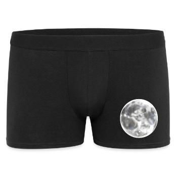 Nuit de pleine lune lune - Boxer Homme - noir - Devant