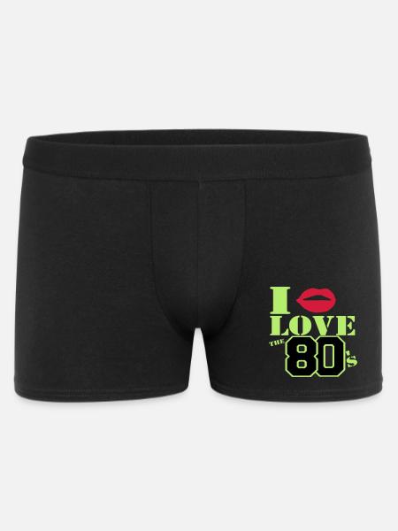 I love the 80s - Men's Boxer Shorts - black