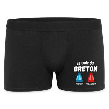 bretagne, bretagne humour, je suis Breton - Boxer Homme - noir - Devant