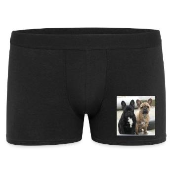 Deux Français Bulldogs - Boxer Homme - noir - Devant