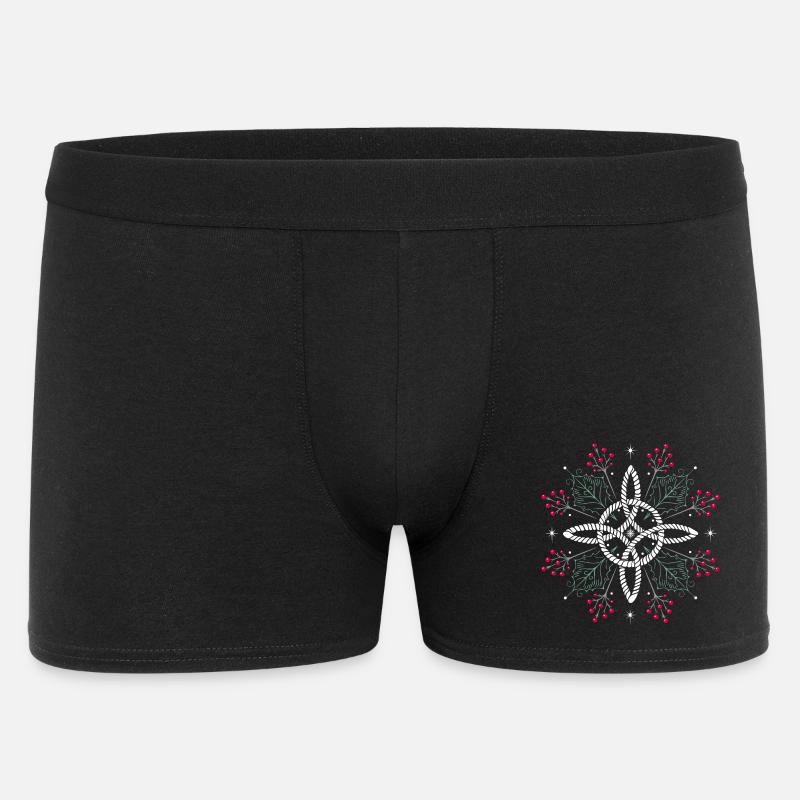 Nœud de sorcière Ilex Holly - Boxer Homme - noir