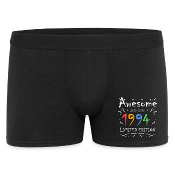 1994 - Jahrgang 1994 - Fantastisch seit 1994 - Männer Boxer Shorts - Schwarz - Vorne