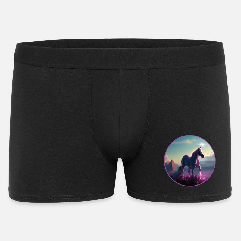 Licorne - Boxer Homme - noir