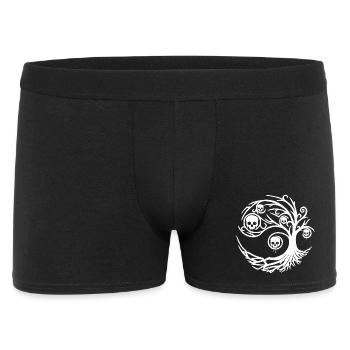 Arbre blanc aux crânes - Boxer Homme - noir - Devant