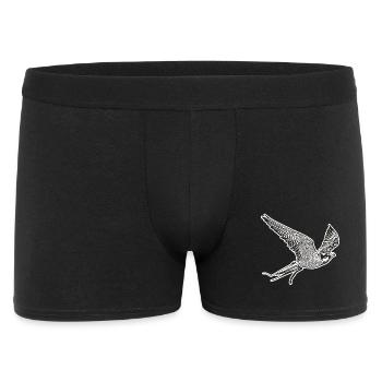 Faucon en vol - Boxer Homme - noir - Devant