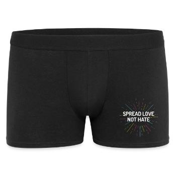 Pride Month - Spread Love Not Hate - Men's Boxer Shorts - black - Front