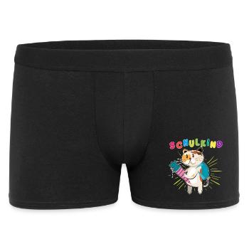 Schulstart 2023 - Design für Deinen ABC-Schützen - Männer Boxer Shorts - Schwarz - Vorne