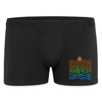 Strange landscape - Men's Boxer Shorts - black - Front
