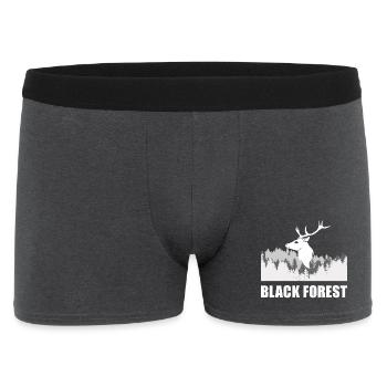 Black Forest - Männer Boxer Shorts - Anthrazit - Vorne