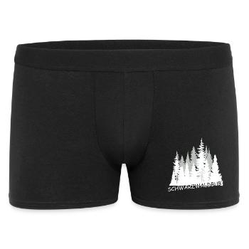 Schwarzwaldbub - Männer Boxer Shorts - Schwarz - Vorne