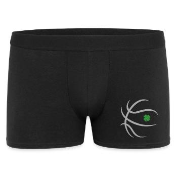 Maillot de fan du Boston Lucky Basketball Shamrock - Boxer Homme - noir - Devant