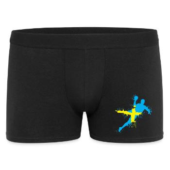 Équipe de handball Suède Lancer Explosion EC Logo icône - Boxer Homme - noir - Devant
