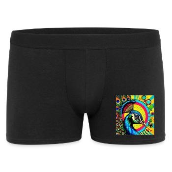 Peacock Pop Art - Men's Boxer Shorts - black - Front