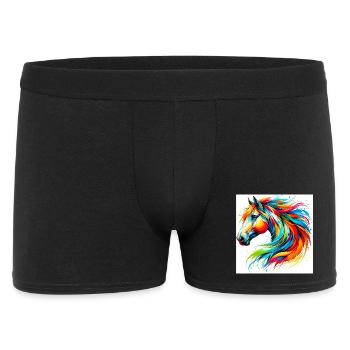 Horse - Men's Boxer Shorts - black - Front