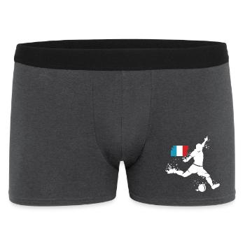 Joueur de football Blast France - Boxer Homme - charbon - Devant