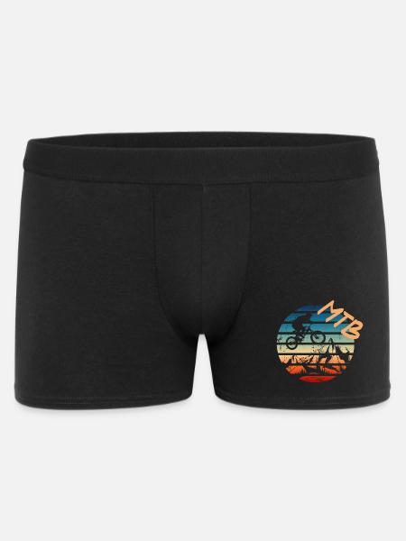 Mountainbike - Männer Boxer Shorts - Schwarz