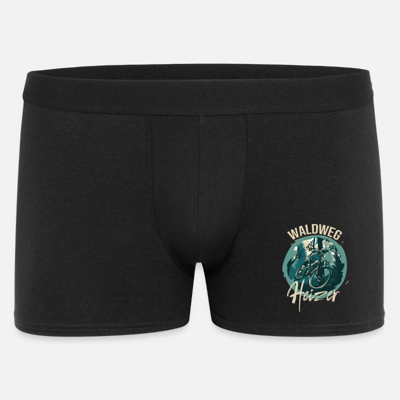 Waldweg Heizer - Männer Boxer Shorts - Schwarz