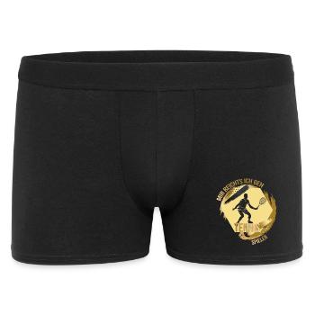Mir reichts ich geh Tennis spielen - Männer Boxer Shorts - Schwarz - Vorne