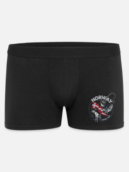 NORWAY FISHING TOUR - Moose Edition - Men's Boxer Shorts - black