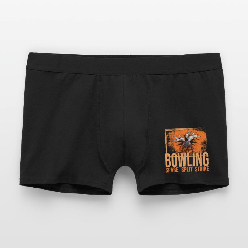 Bowling - Spare - Split - Strike Männer Boxer Shorts