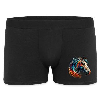 Horse - Men's Boxer Shorts - black - Front