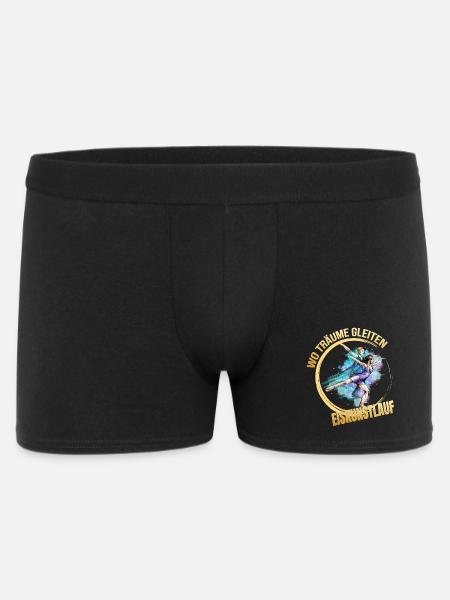 Wo träume gleiten - Eiskunstlauf - Männer Boxer Shorts - Schwarz