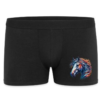 Horse - Men's Boxer Shorts - black - Front