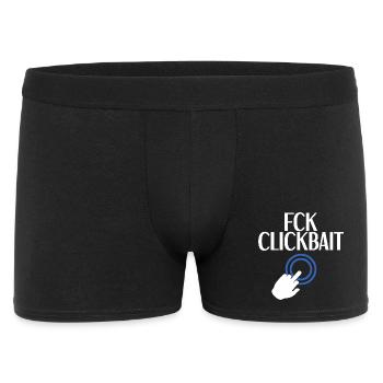 Appât à clics FCK - Boxer Homme - noir - Devant