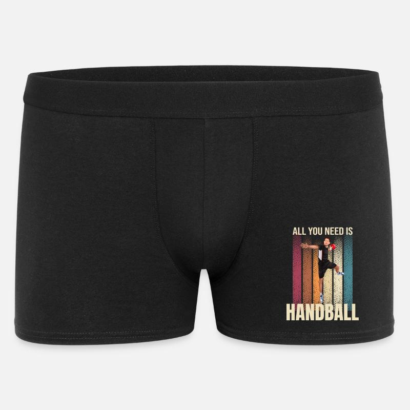 All you Need is Handball - Männer Boxer Shorts - Schwarz