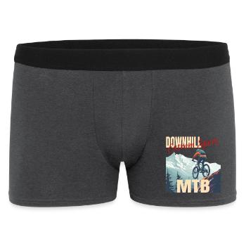 Downhill - Extrem Sport - Männer Boxer Shorts - Anthrazit - Vorne