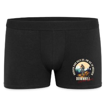 MTB: Grenzen sind dazu da, um sie zu brechen - Männer Boxer Shorts - Schwarz - Vorne