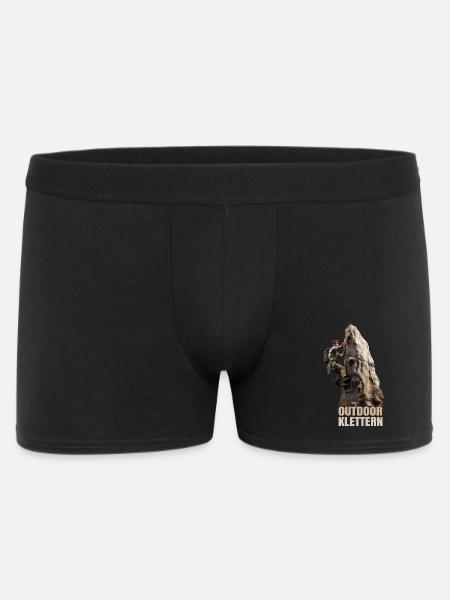 Outdoor Klettern - Männer Boxer Shorts - Schwarz