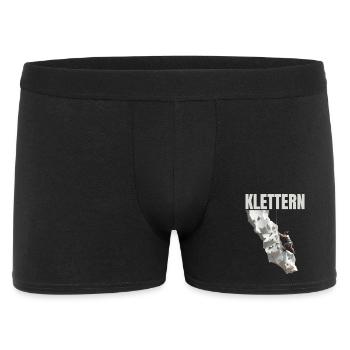 Klettern - Männer Boxer Shorts - Schwarz - Vorne