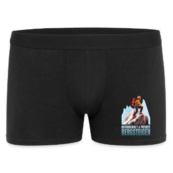 Naturgewalt Freiheit - Männer Boxer Shorts - Schwarz - Vorne