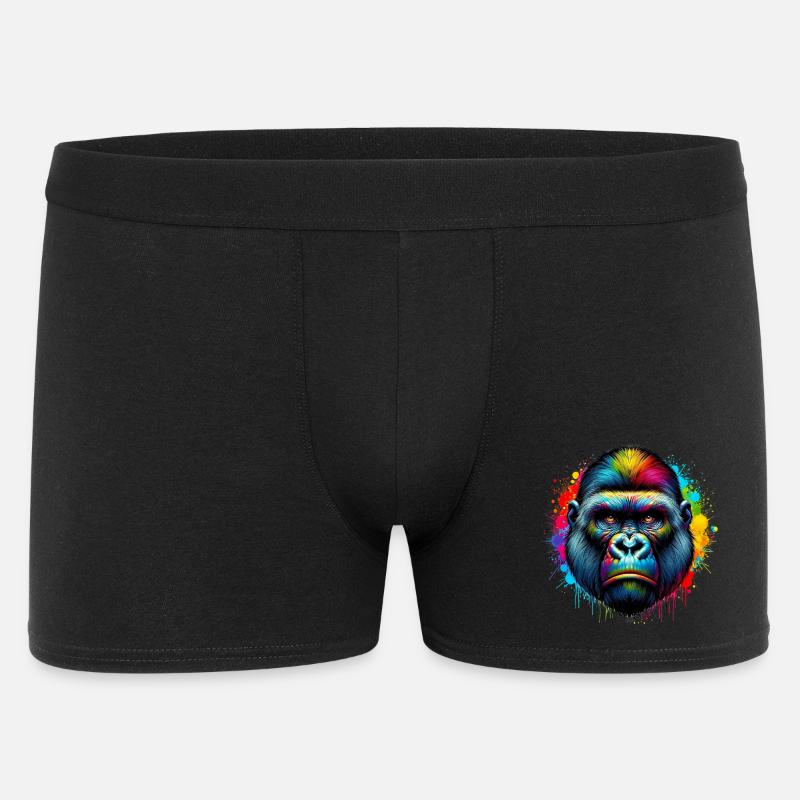 Gorilla - Männer Boxer Shorts - Schwarz