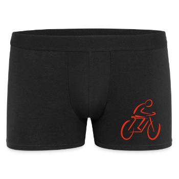 Bicycle stylized - Men's Boxer Shorts - black - Front