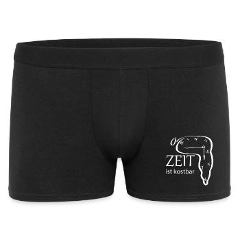 Design de montre créatif avec un dicton - Boxer Homme - noir - Devant