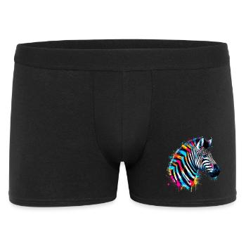 Zèbre - Boxer Homme - noir - Devant