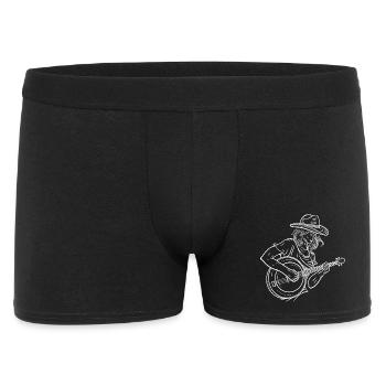 Joueur de banjo - Boxer Homme - noir - Devant
